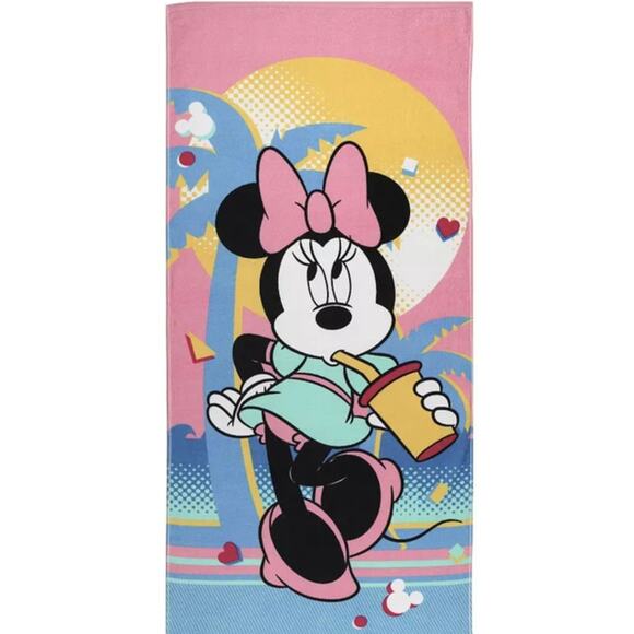 Disney's Minnie Mouse Kids Beach Towel  Quick Dry - Picture 1 of 3